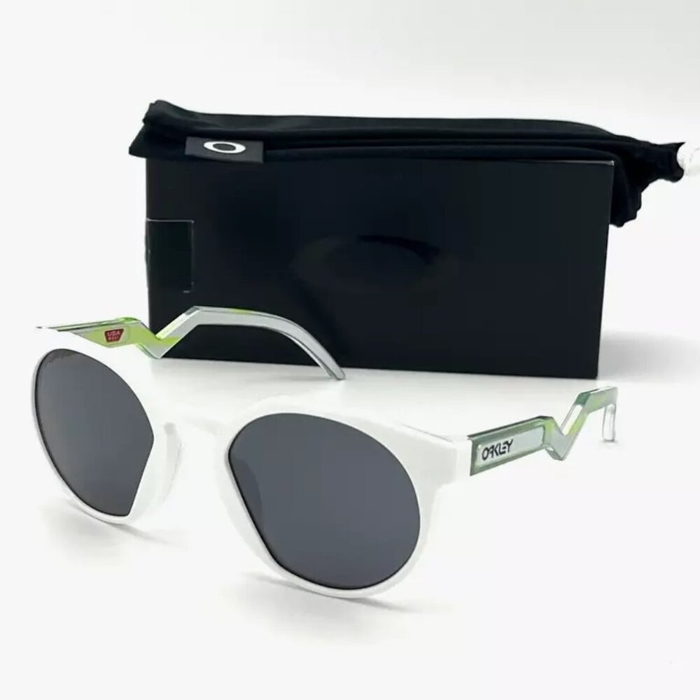 OAKLEY HSTN (A) OO9464-14 White / Prizm Gray 52mm Sunglasses